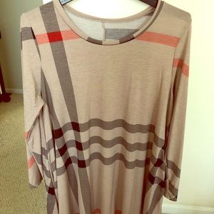 Chic Soul Like-New Long Sleeved Swing Dress